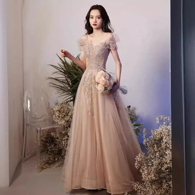ELITE ATTIRE Sparkling Evening Bridal & Bridesmaid Dress