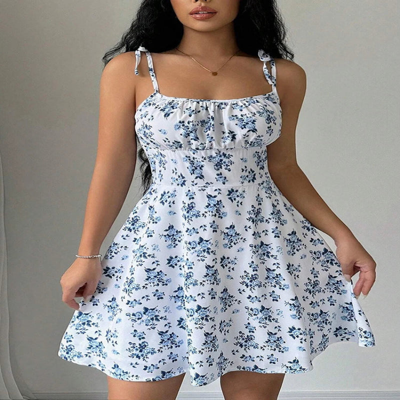 Floral Spaghetti Dress