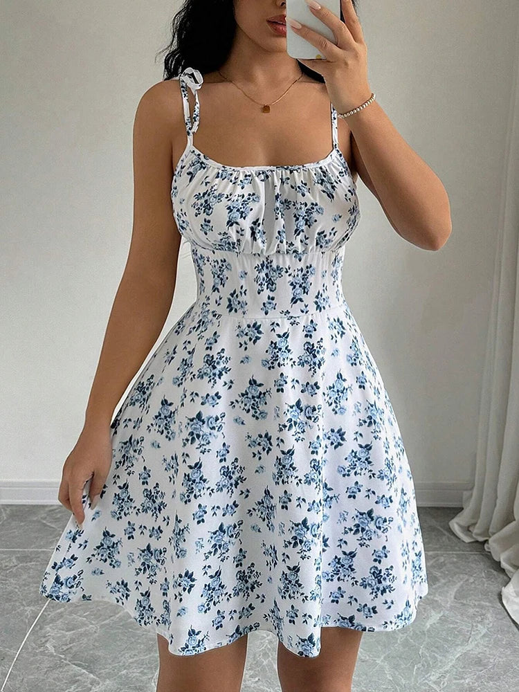 Floral Spaghetti Dress