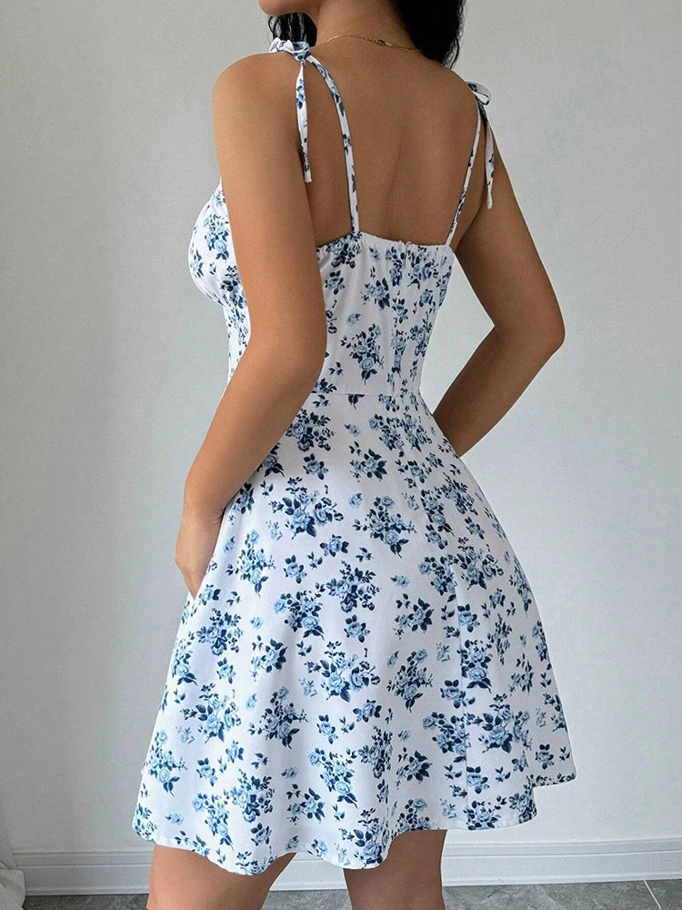 Floral Spaghetti Dress
