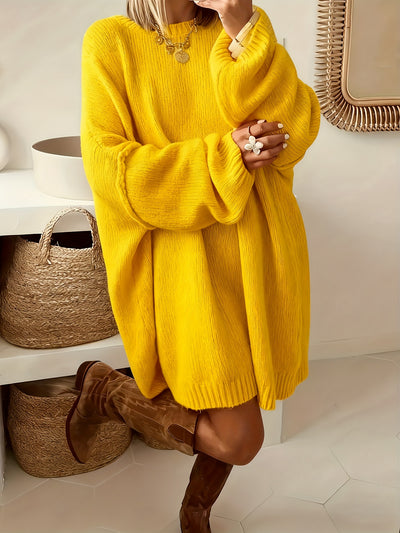 Elite Attire Plus Size Oversized Winter Sweater Dress
